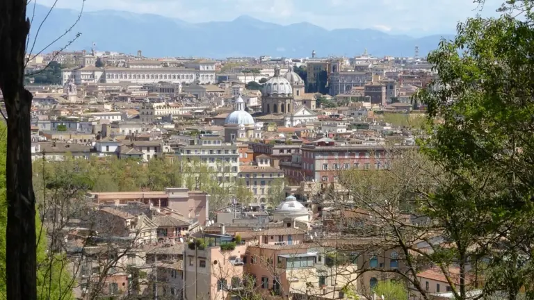 View of Rome from Gianicolo Hill