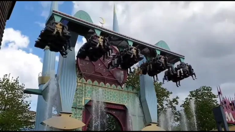 Rides at Tivoli Amusement Park