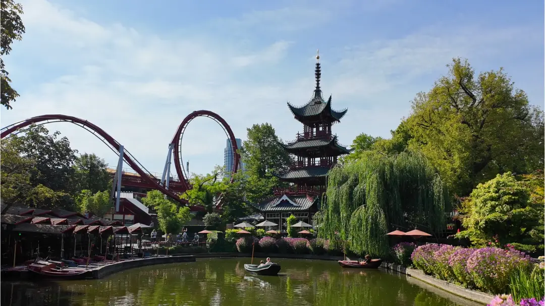 Tivoli Gardens in Copenhagen
