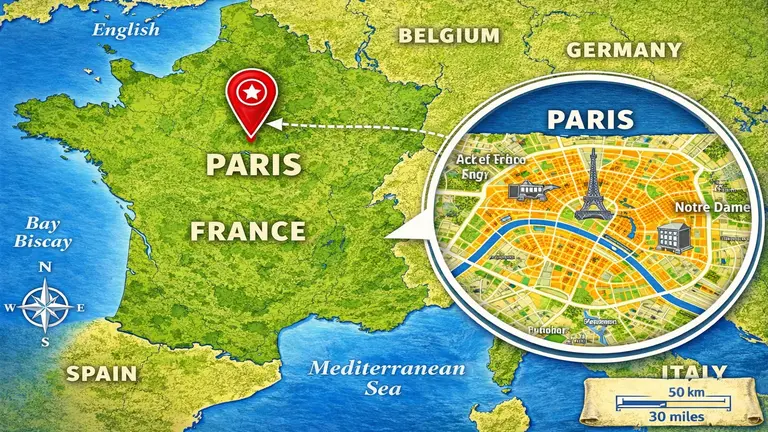 Paris 6 Paris Map and Location